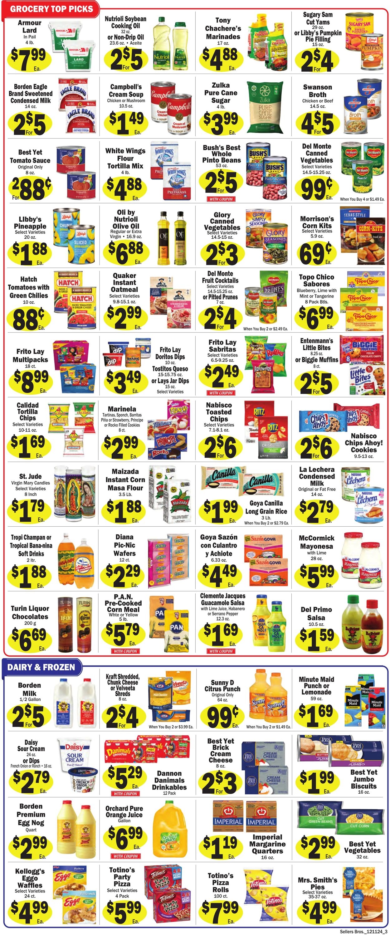 Weekly ad Sellers Bros 12/04/2024 - 12/10/2024