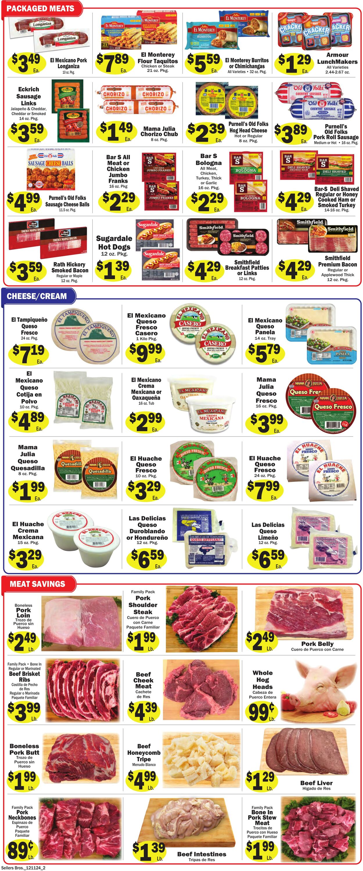 Weekly ad Sellers Bros 12/04/2024 - 12/10/2024