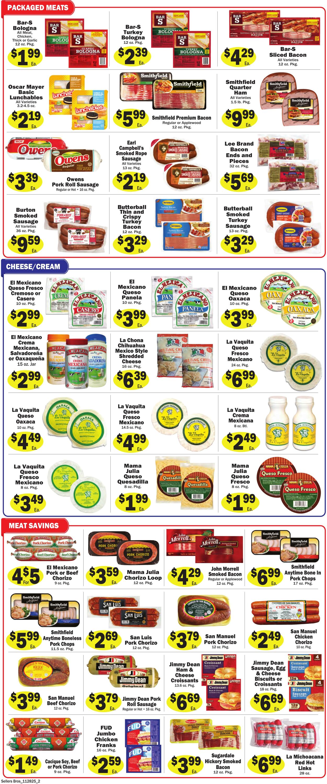 Weekly ad Sellers Bros 11/26/2025 - 12/02/2025