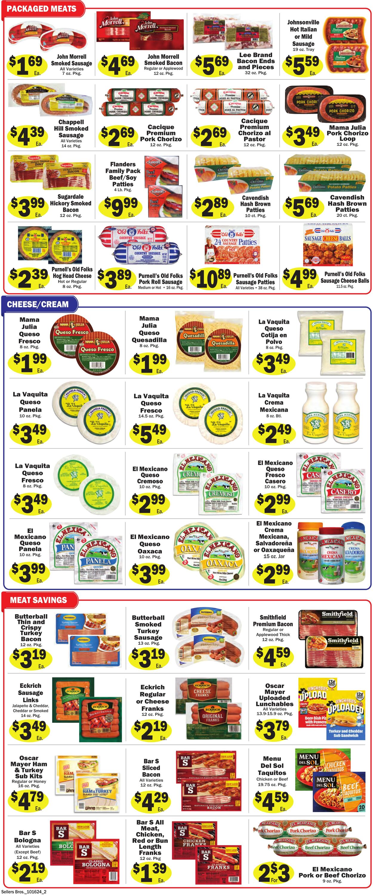 Weekly ad Sellers Bros 10/16/2024 - 10/22/2024