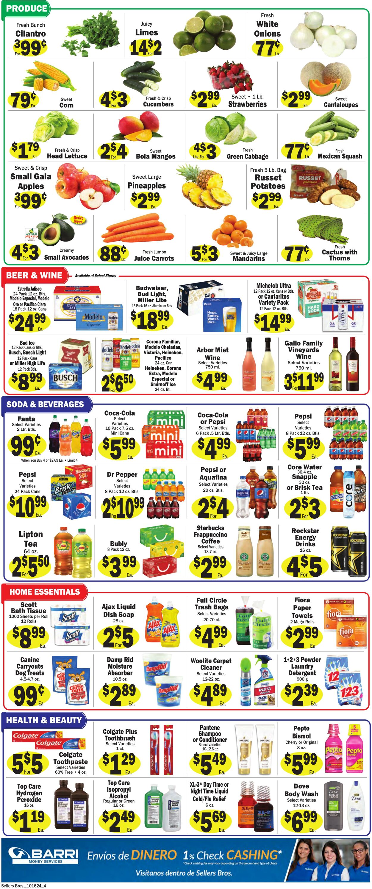 Weekly ad Sellers Bros 10/16/2024 - 10/22/2024