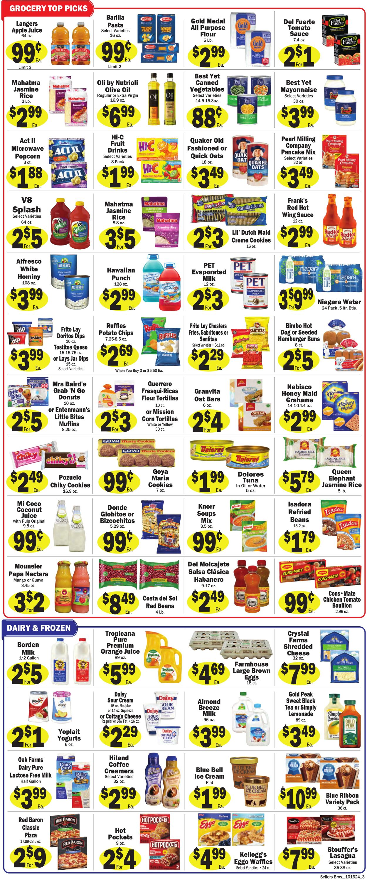 Weekly ad Sellers Bros 10/16/2024 - 10/22/2024