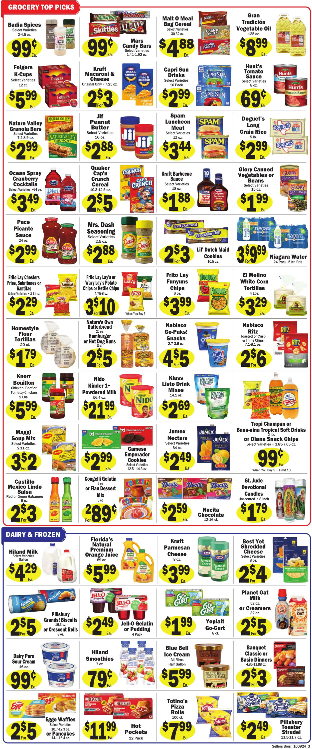 Weekly ad Sellers Bros 10/09/2024 - 10/15/2024