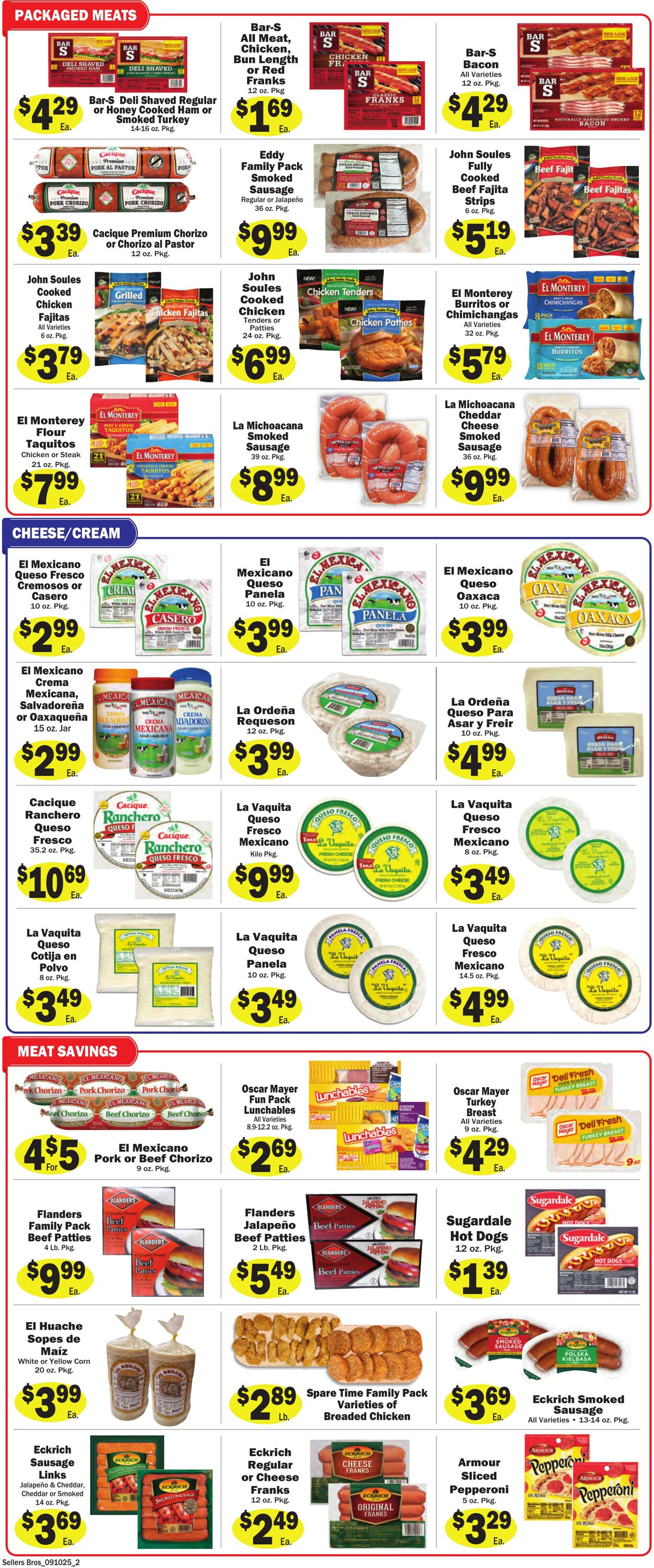 Weekly ad Sellers Bros 09/03/2025 - 09/09/2025