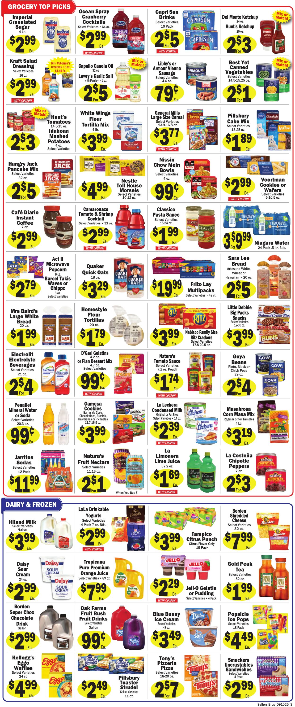 Weekly ad Sellers Bros 09/03/2025 - 09/09/2025
