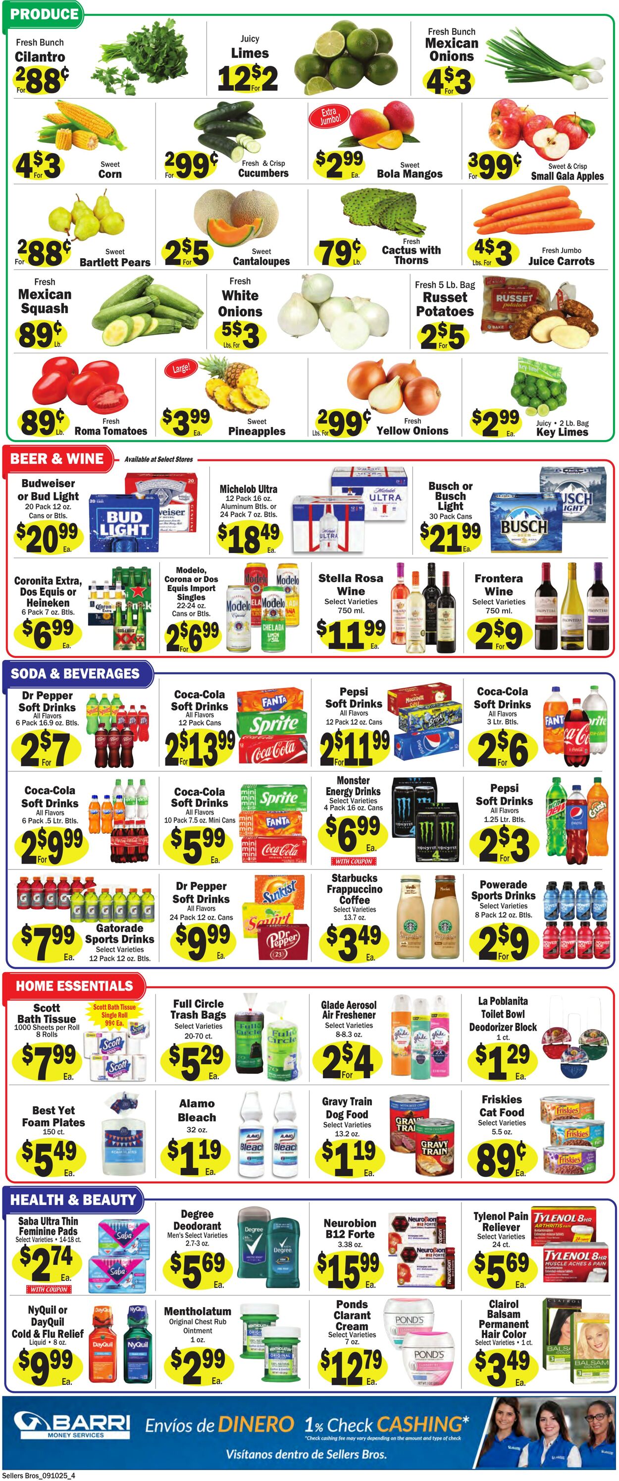 Weekly ad Sellers Bros 09/03/2025 - 09/09/2025