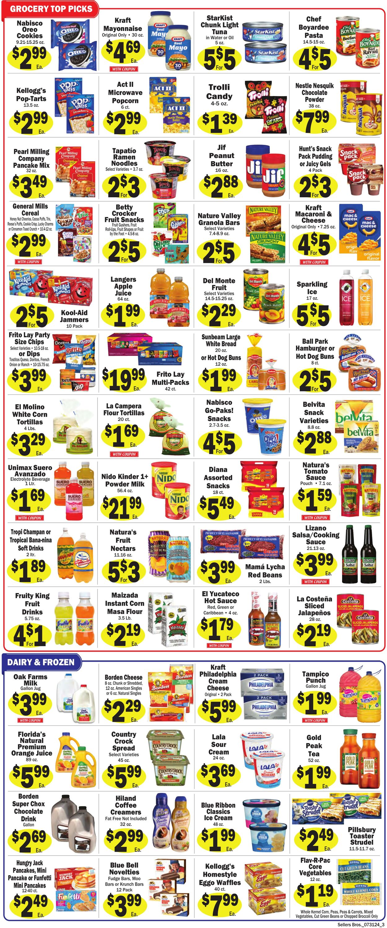 Weekly ad Sellers Bros 07/31/2024 - 08/06/2024