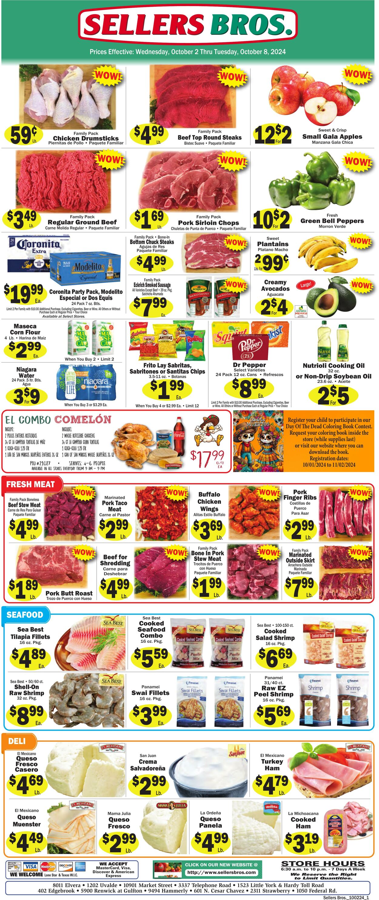 Weekly ad Sellers Bros 09/25/2024 - 10/01/2024