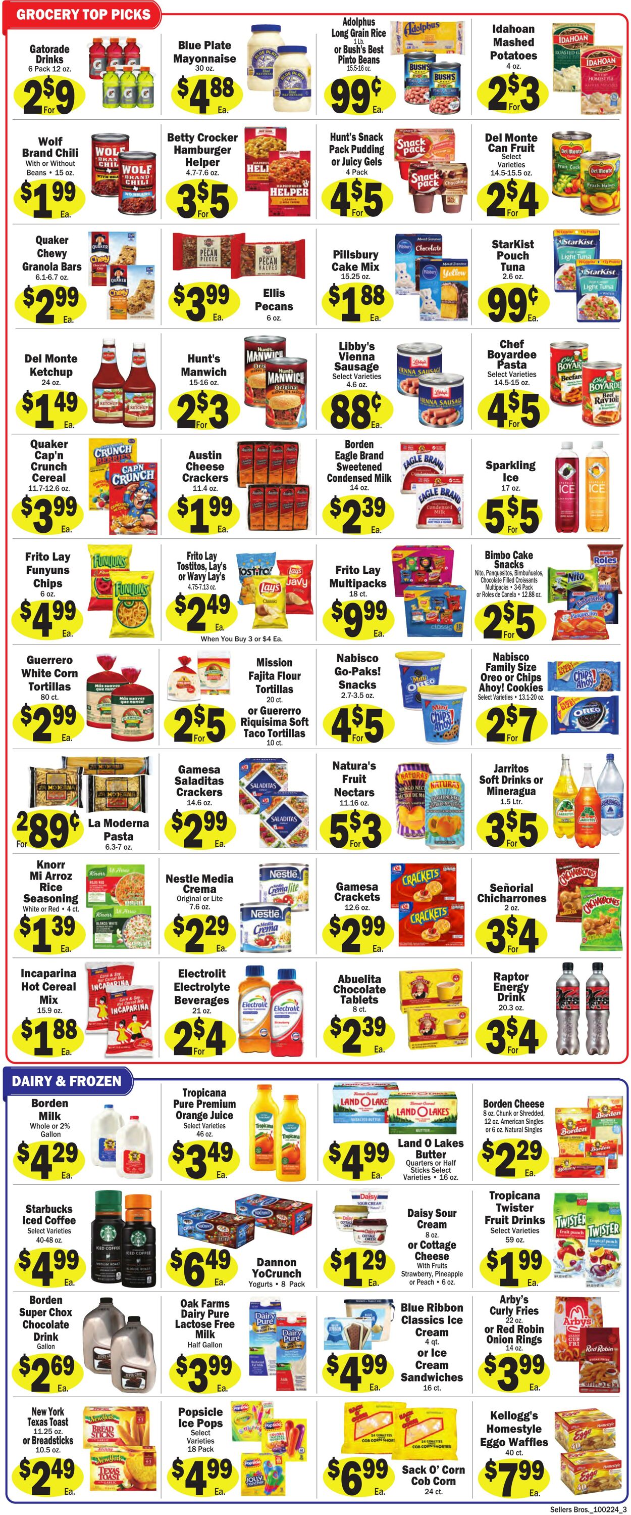 Weekly ad Sellers Bros 09/25/2024 - 10/01/2024