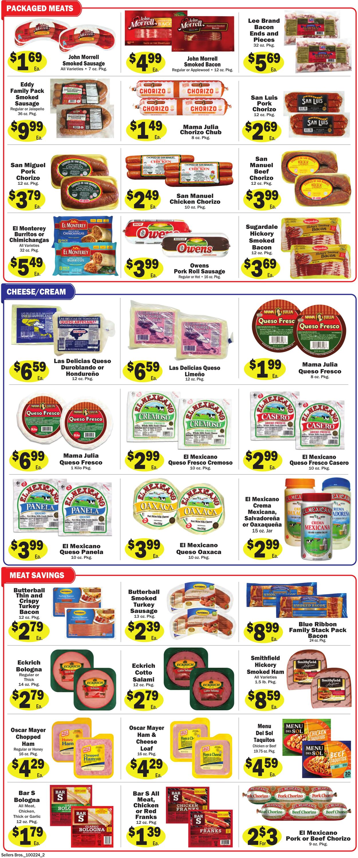 Weekly ad Sellers Bros 09/25/2024 - 10/01/2024