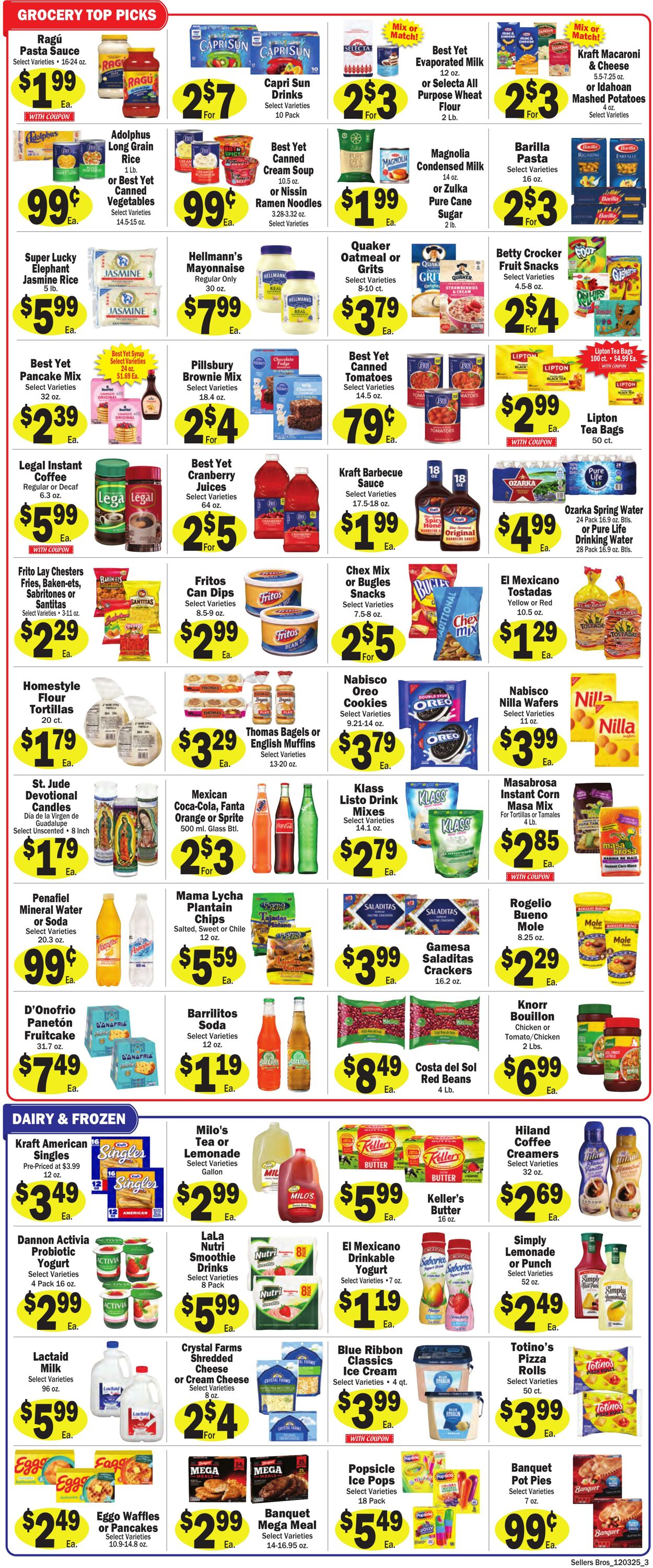 Weekly ad Sellers Bros 12/03/2025 - 12/09/2025