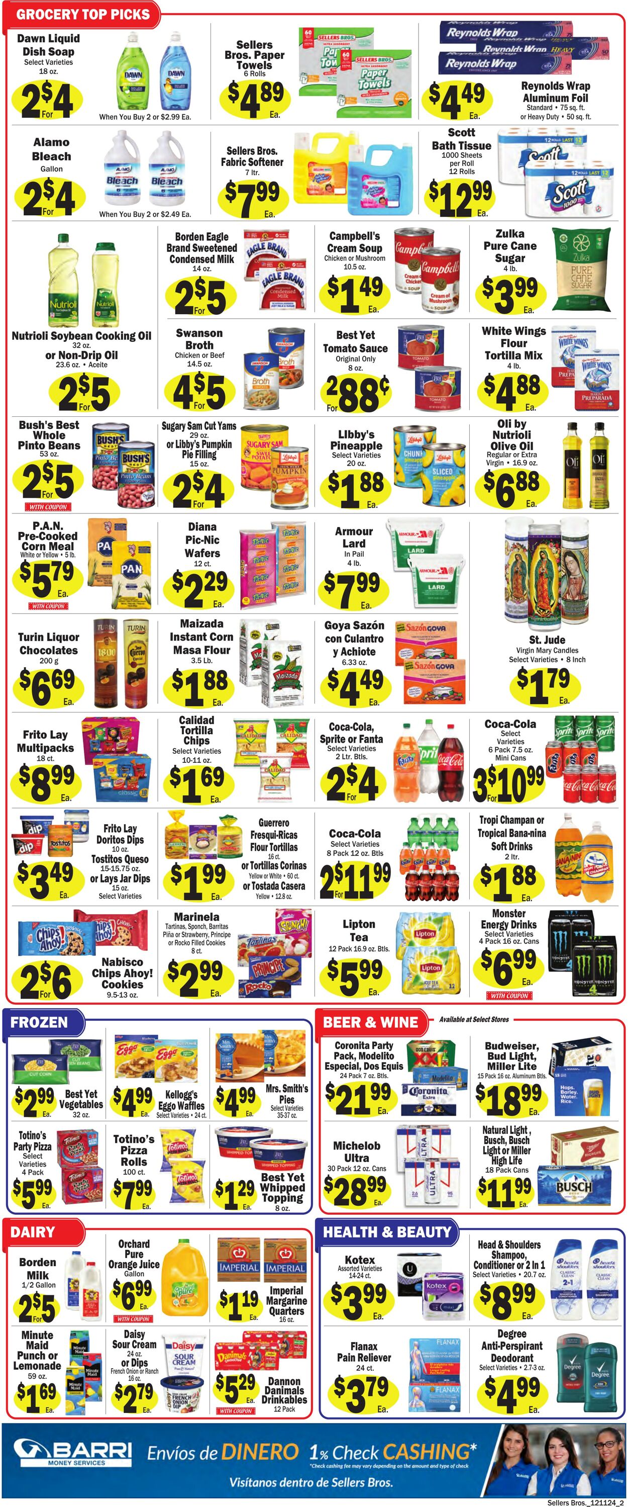 Weekly ad Sellers Bros 12/04/2024 - 12/10/2024