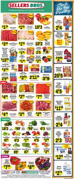 Weekly ad Sellers Bros 07/23/2025 - 07/29/2025