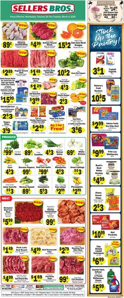 Weekly ad Sellers Bros 01/22/2025 - 01/28/2025