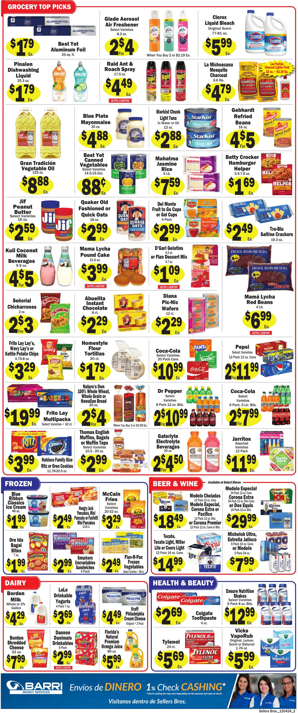 Weekly ad Sellers Bros 12/04/2024 - 12/10/2024