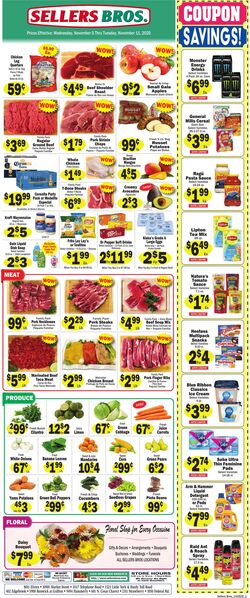 Weekly ad Sellers Bros 11/05/2025 - 11/11/2025