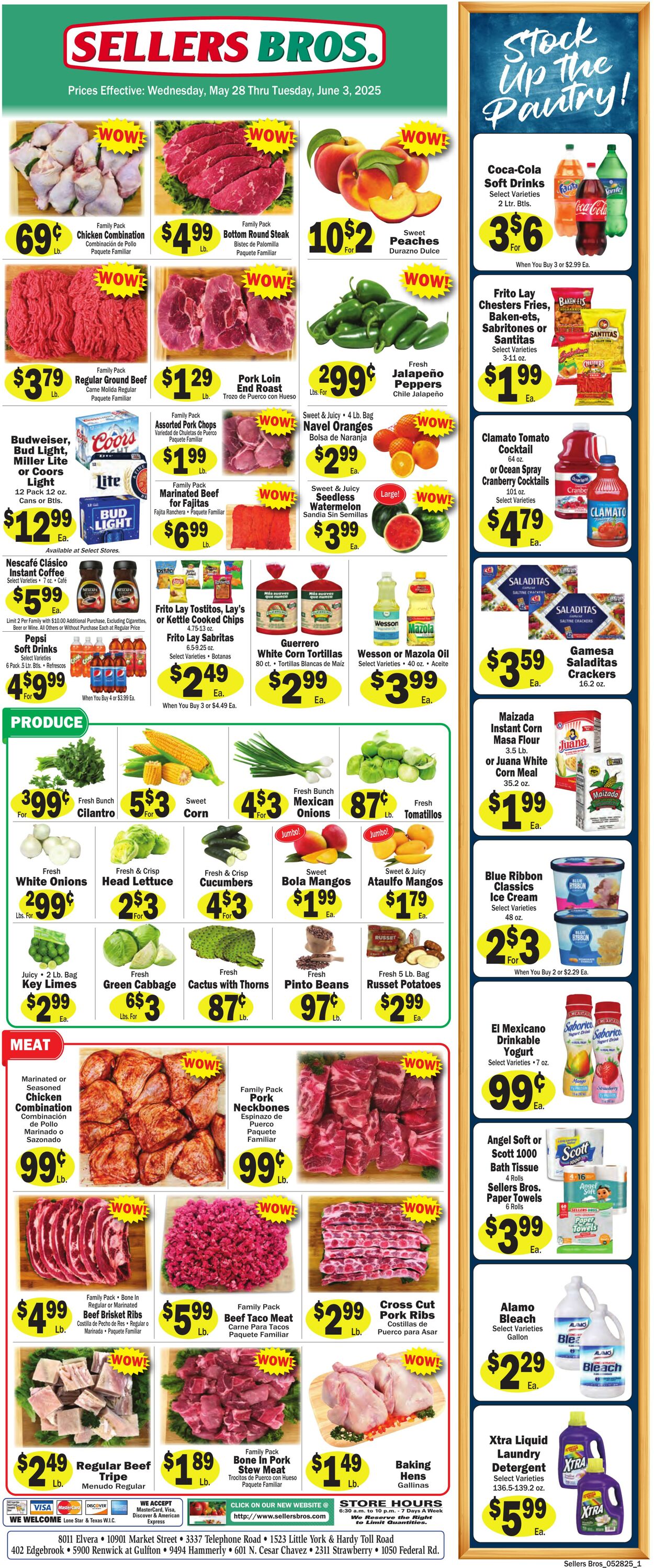 Weekly ad Sellers Bros 05/28/2025 - 06/03/2025