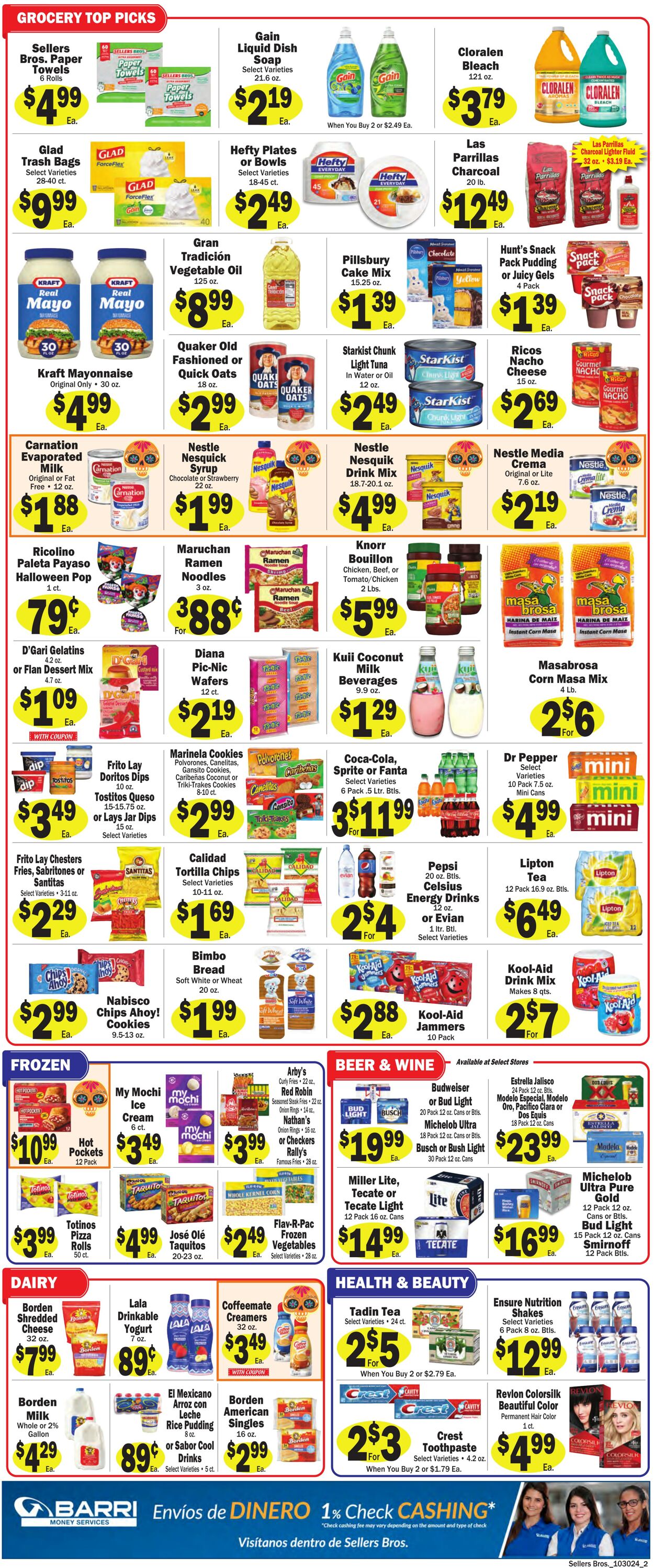 Weekly ad Sellers Bros 10/23/2024 - 10/29/2024