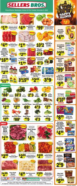 Weekly ad Sellers Bros 10/16/2024 - 10/22/2024