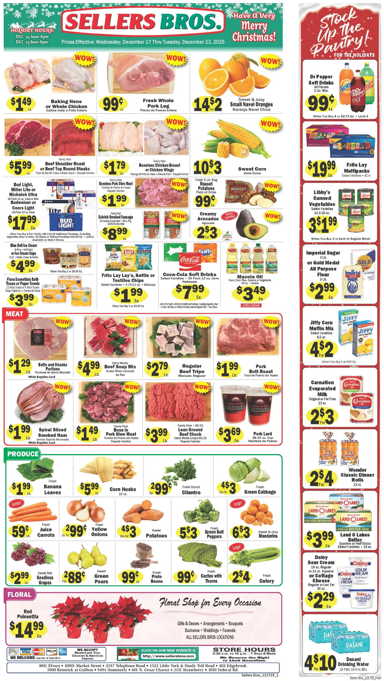 Weekly ad Sellers Bros 12/17/2025 - 12/23/2025