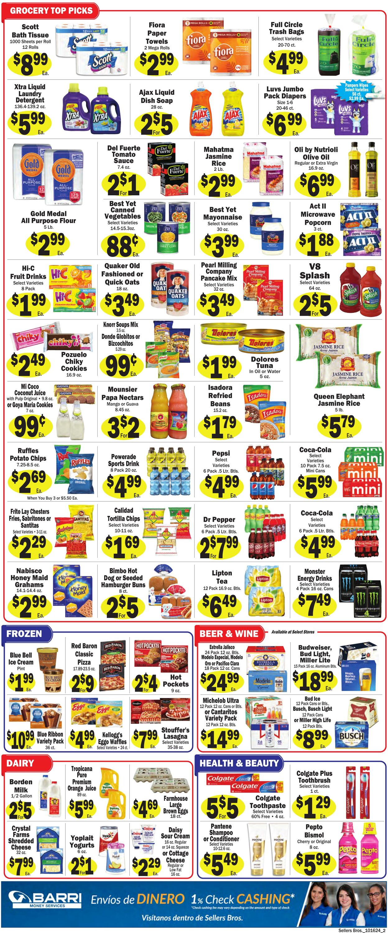 Weekly ad Sellers Bros 10/16/2024 - 10/22/2024