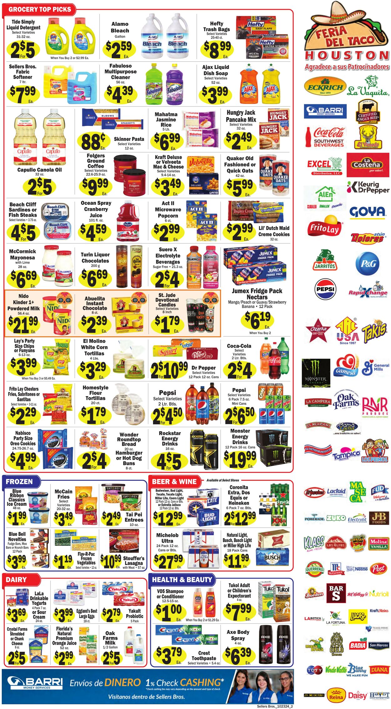 Weekly ad Sellers Bros 10/16/2024 - 10/22/2024