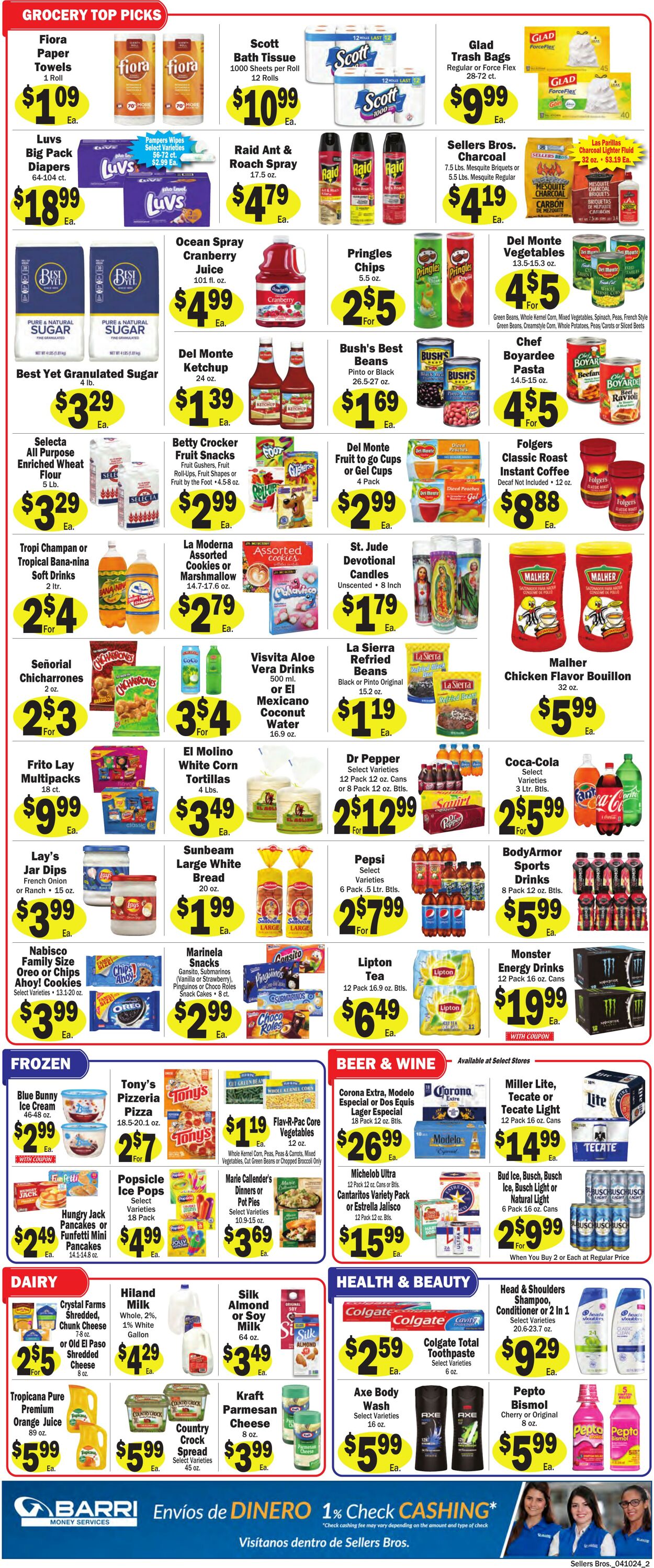 Weekly ad Sellers Bros 04/10/2024 - 04/16/2024