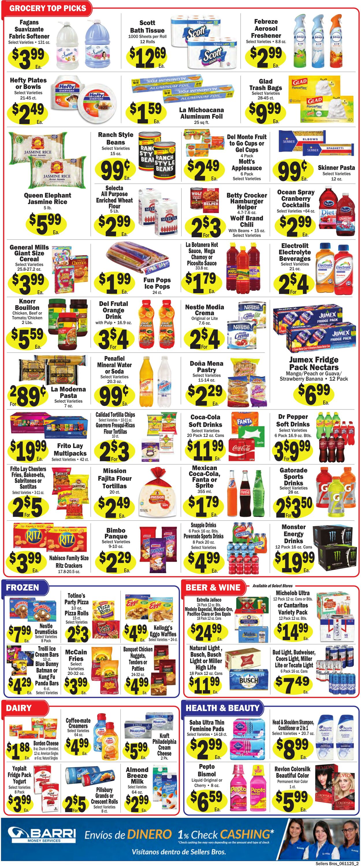 Weekly ad Sellers Bros 06/04/2025 - 06/10/2025