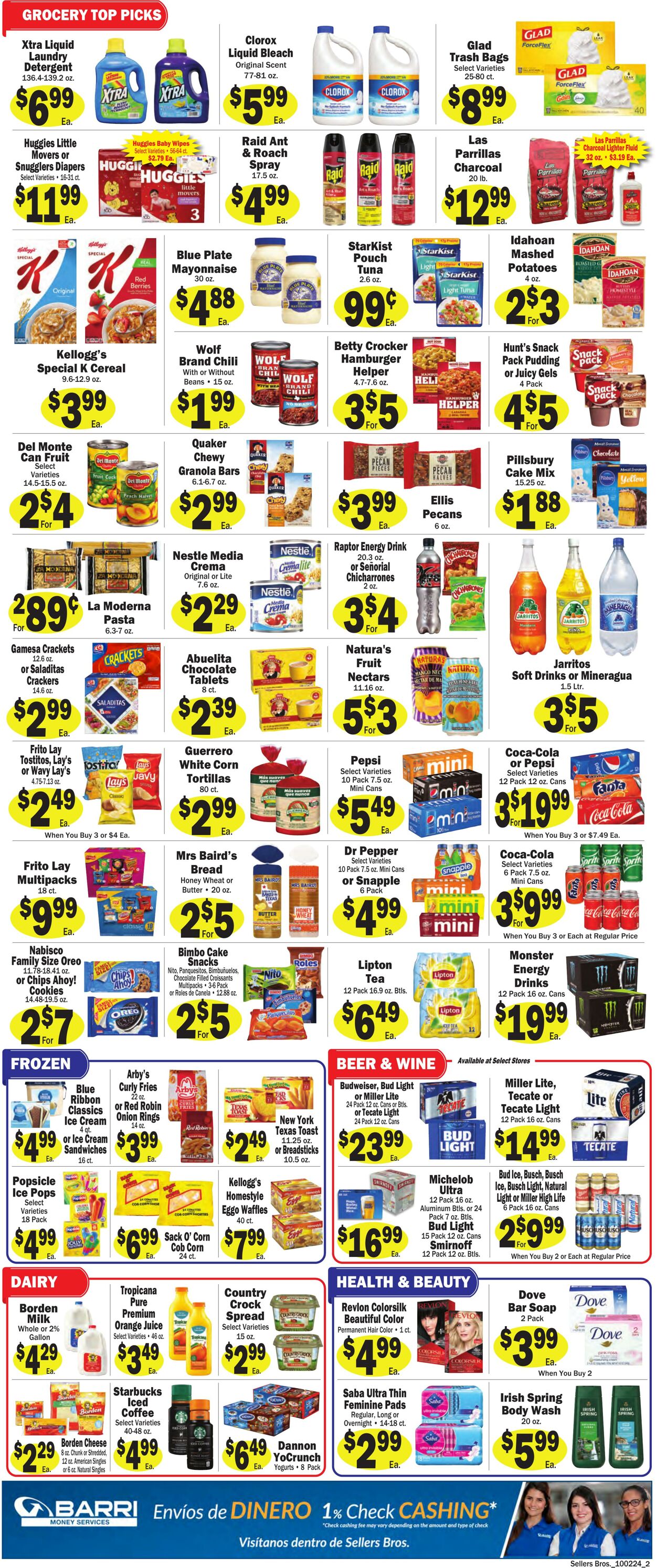 Weekly ad Sellers Bros 09/25/2024 - 10/01/2024