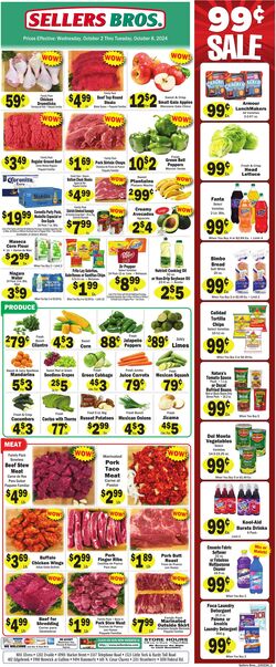 Weekly ad Sellers Bros 10/09/2024 - 10/15/2024