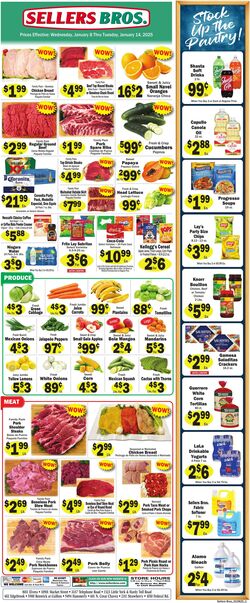 Weekly ad Sellers Bros 01/08/2025 - 01/14/2025