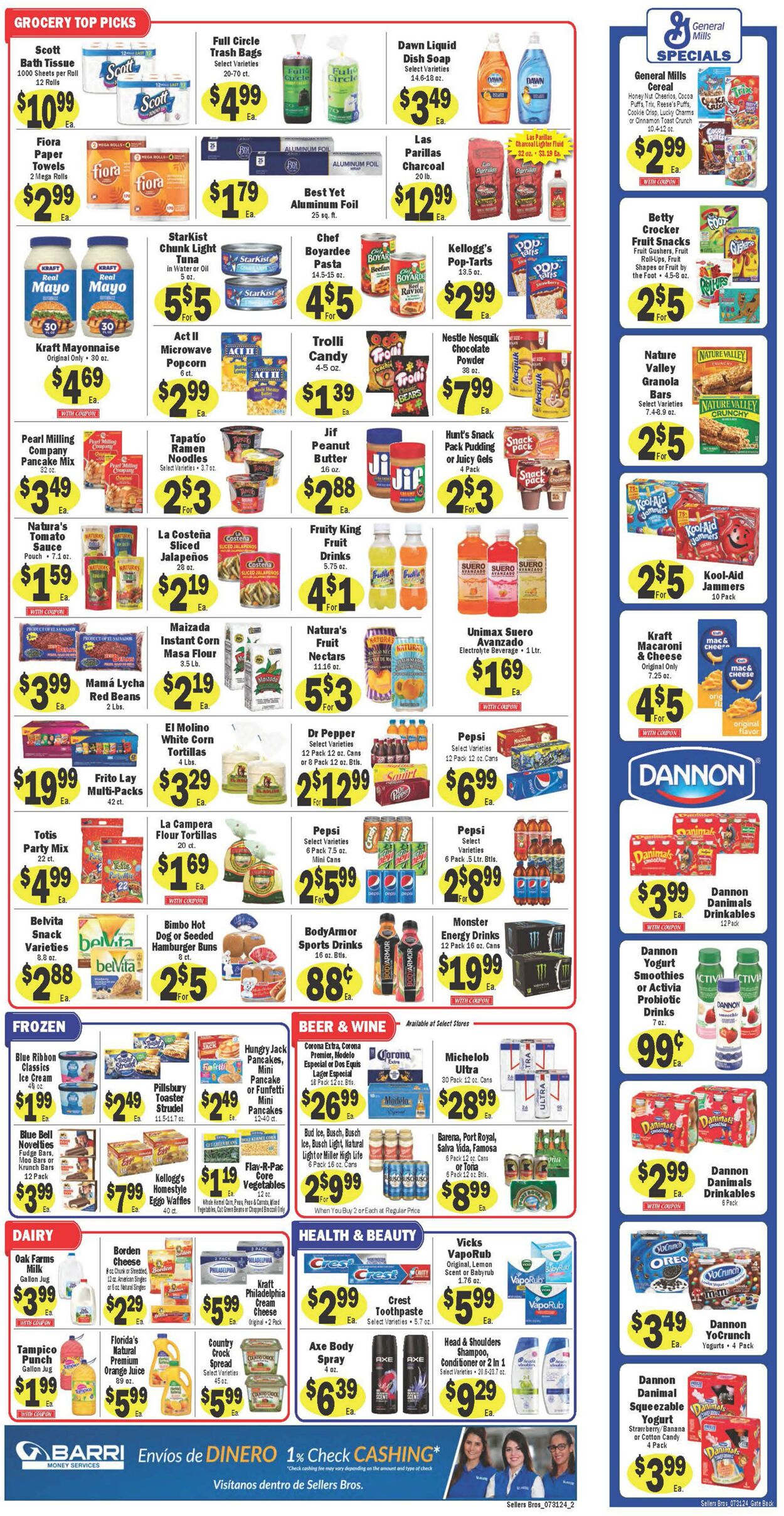 Weekly ad Sellers Bros 07/31/2024 - 08/06/2024