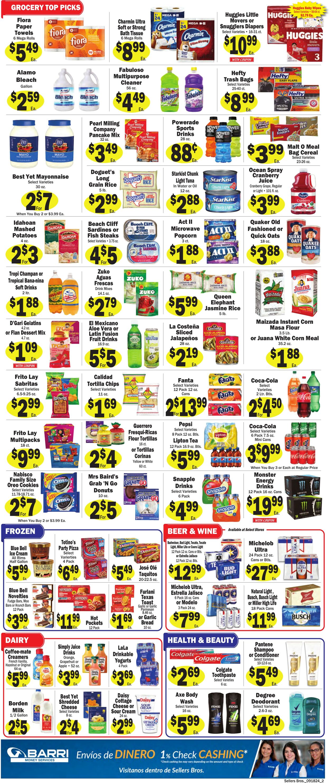 Weekly ad Sellers Bros 09/11/2024 - 09/17/2024