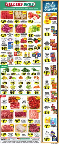 Weekly ad Sellers Bros 09/04/2024 - 09/10/2024