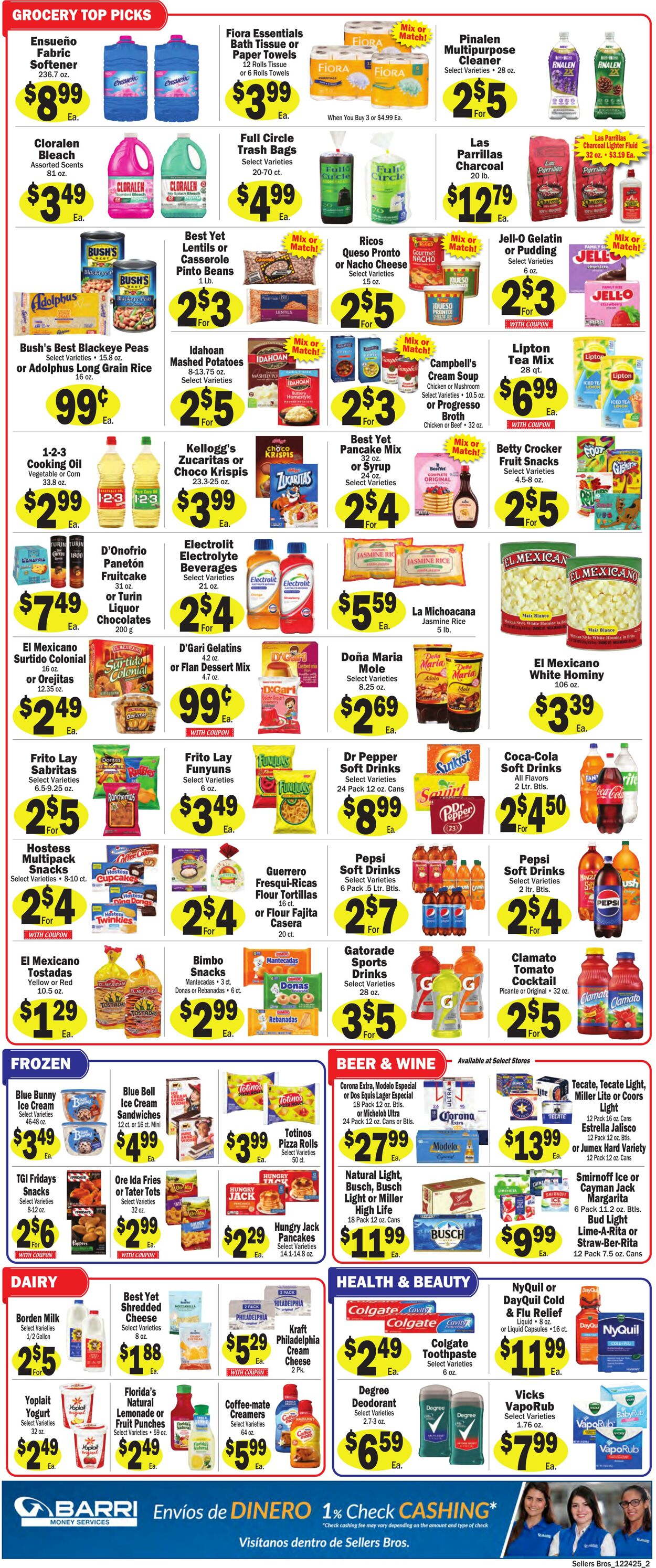 Weekly ad Sellers Bros 12/24/2025 - 12/30/2025