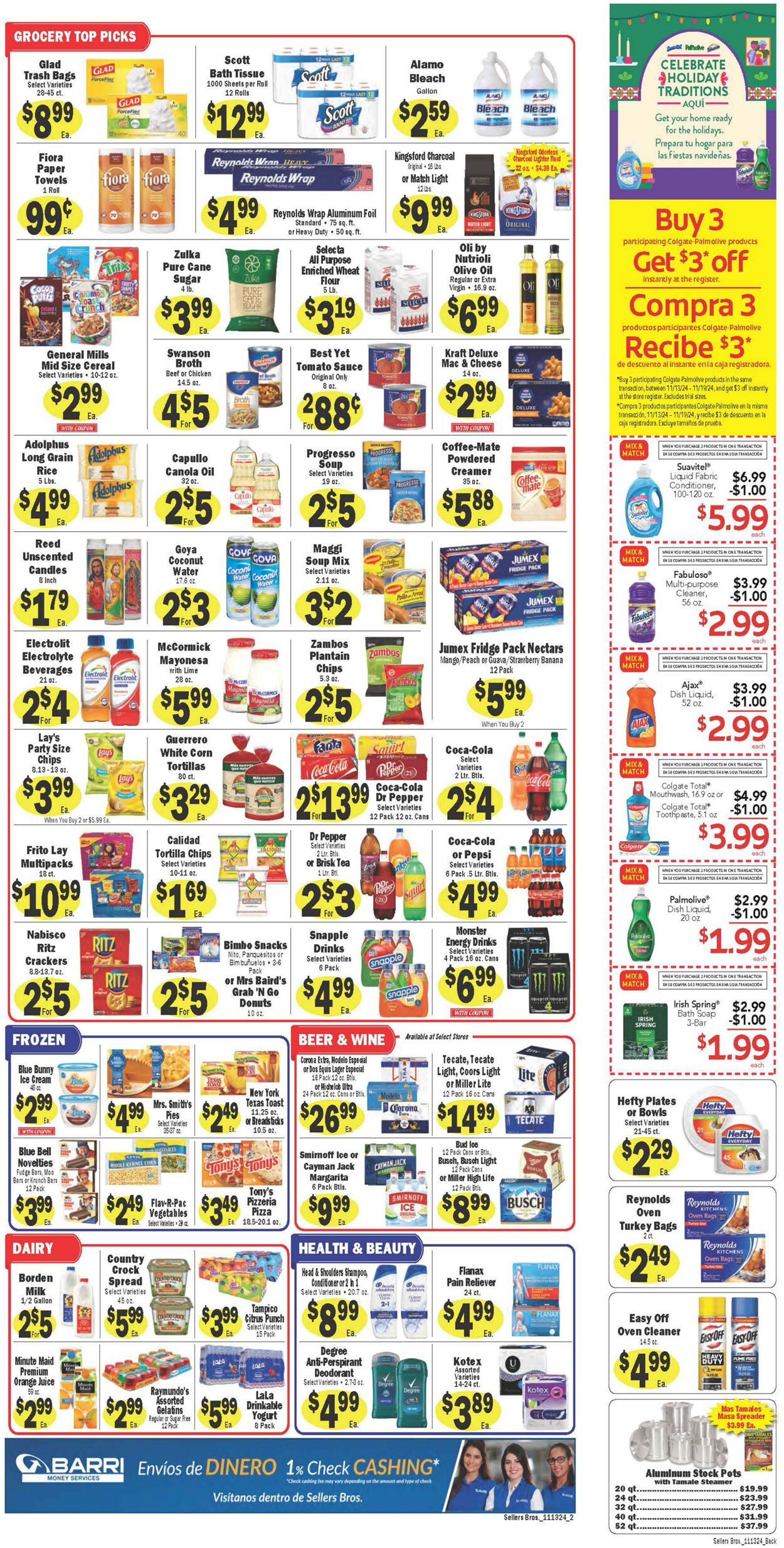 Weekly ad Sellers Bros 11/13/2024 - 11/19/2024