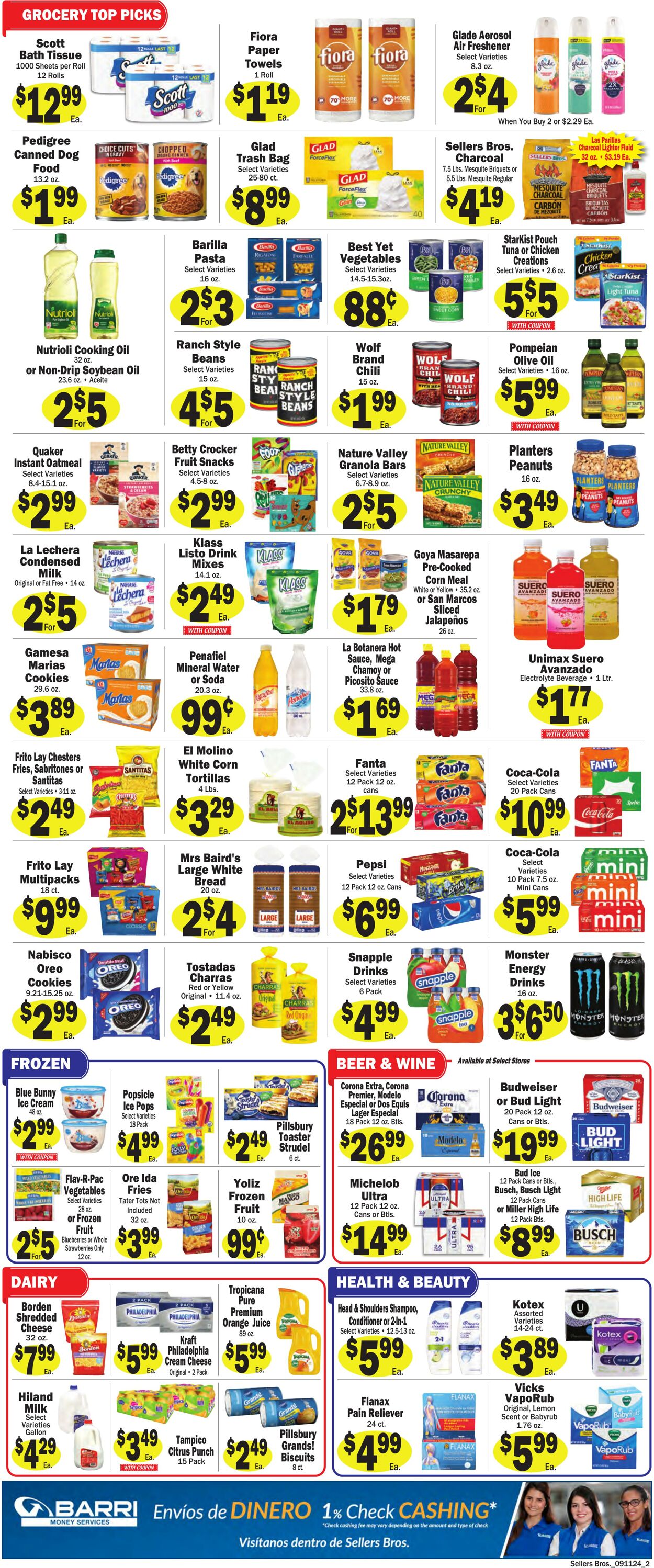 Weekly ad Sellers Bros 09/04/2024 - 09/10/2024