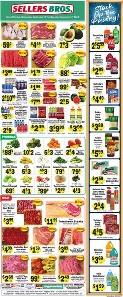 Weekly ad Sellers Bros 08/28/2024 - 09/03/2024