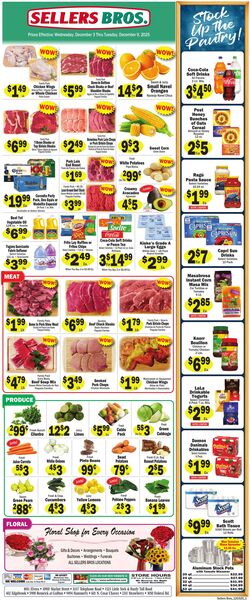Weekly ad Sellers Bros 12/10/2025 - 12/16/2025