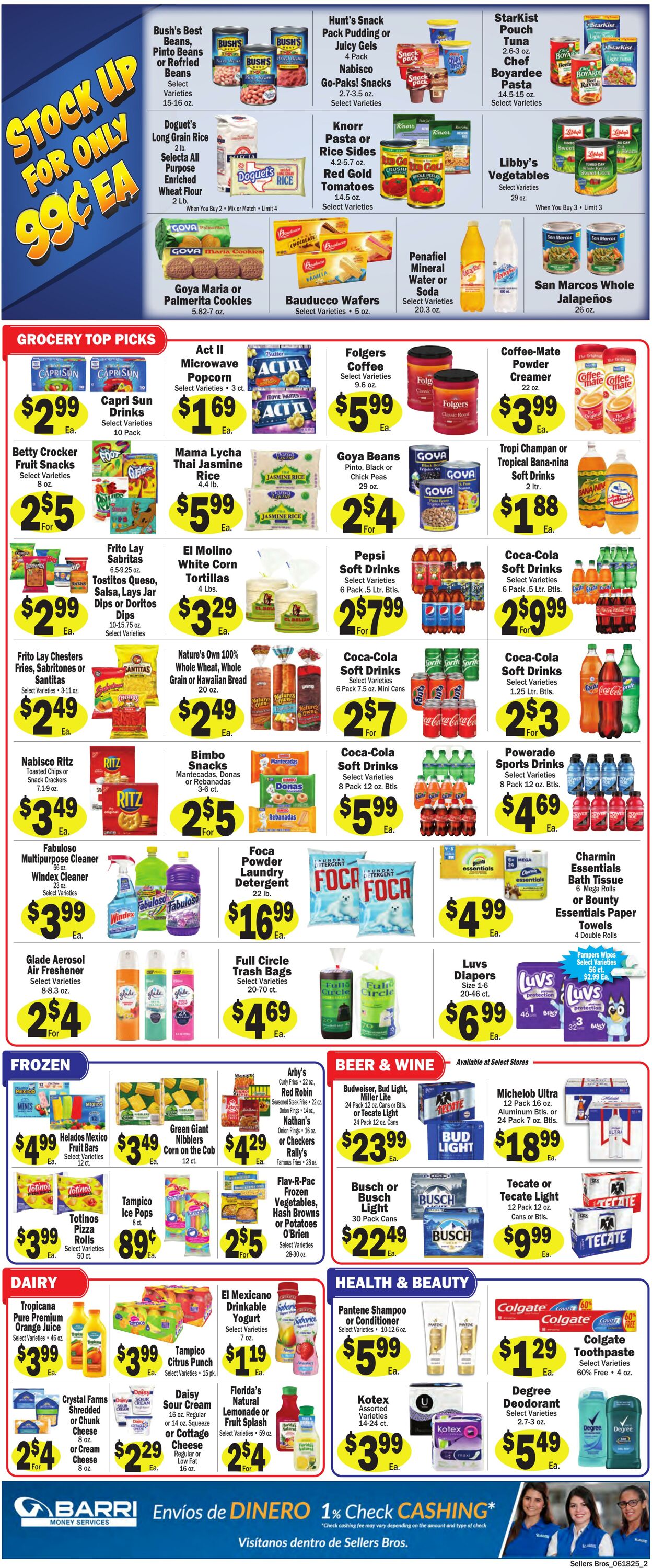 Weekly ad Sellers Bros 06/11/2025 - 06/17/2025