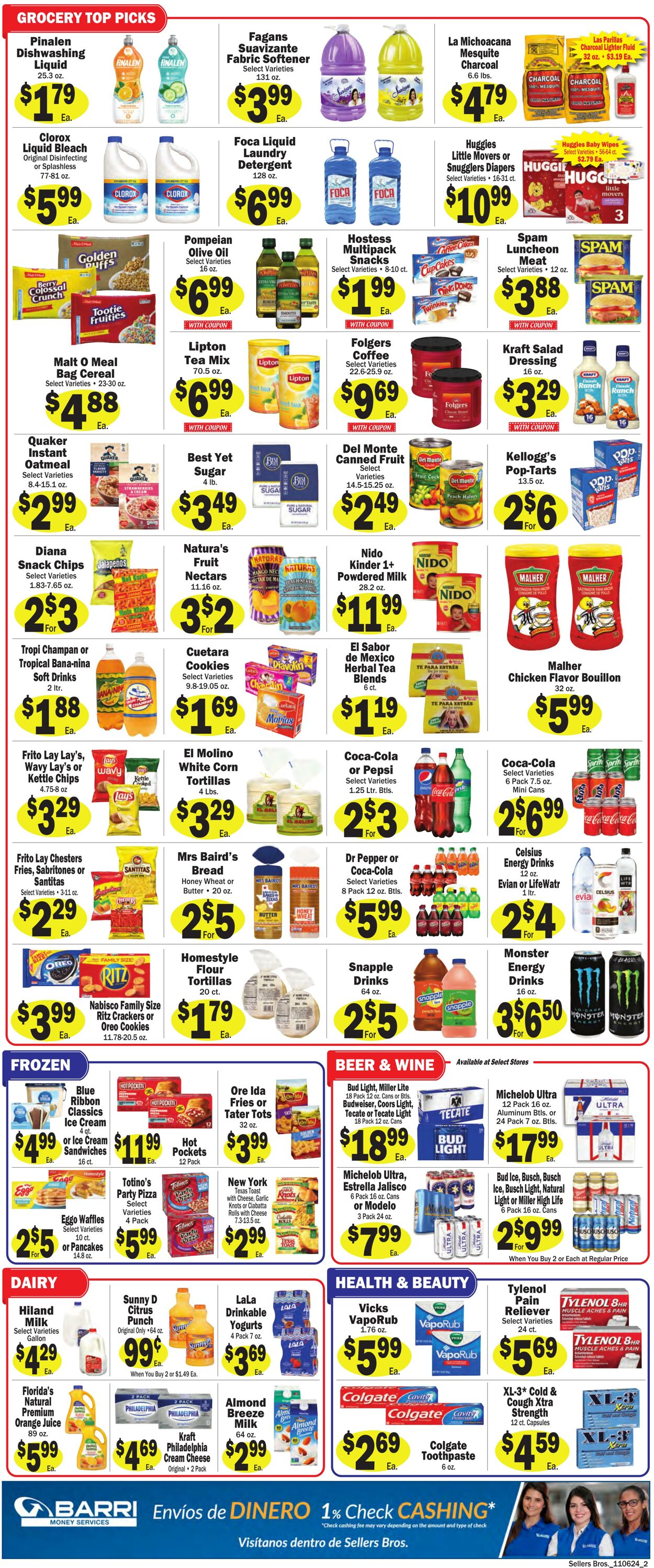 Weekly ad Sellers Bros 11/06/2024 - 11/12/2024