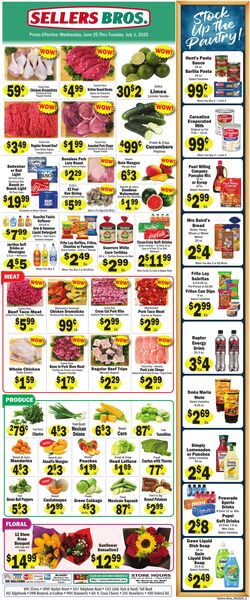 Weekly ad Sellers Bros 06/18/2025 - 06/24/2025