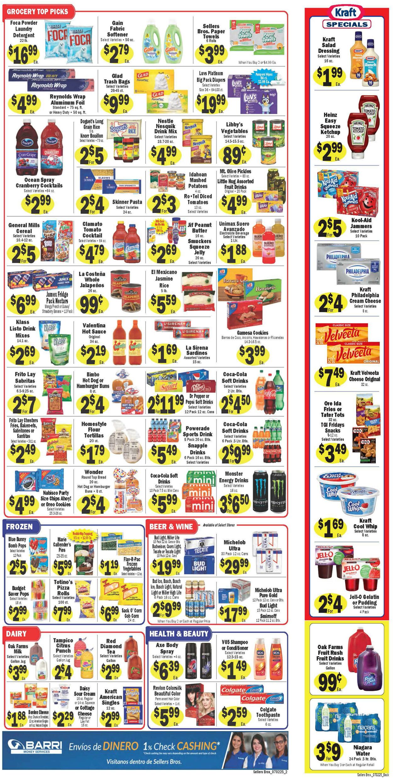 Weekly ad Sellers Bros 06/25/2025 - 07/01/2025