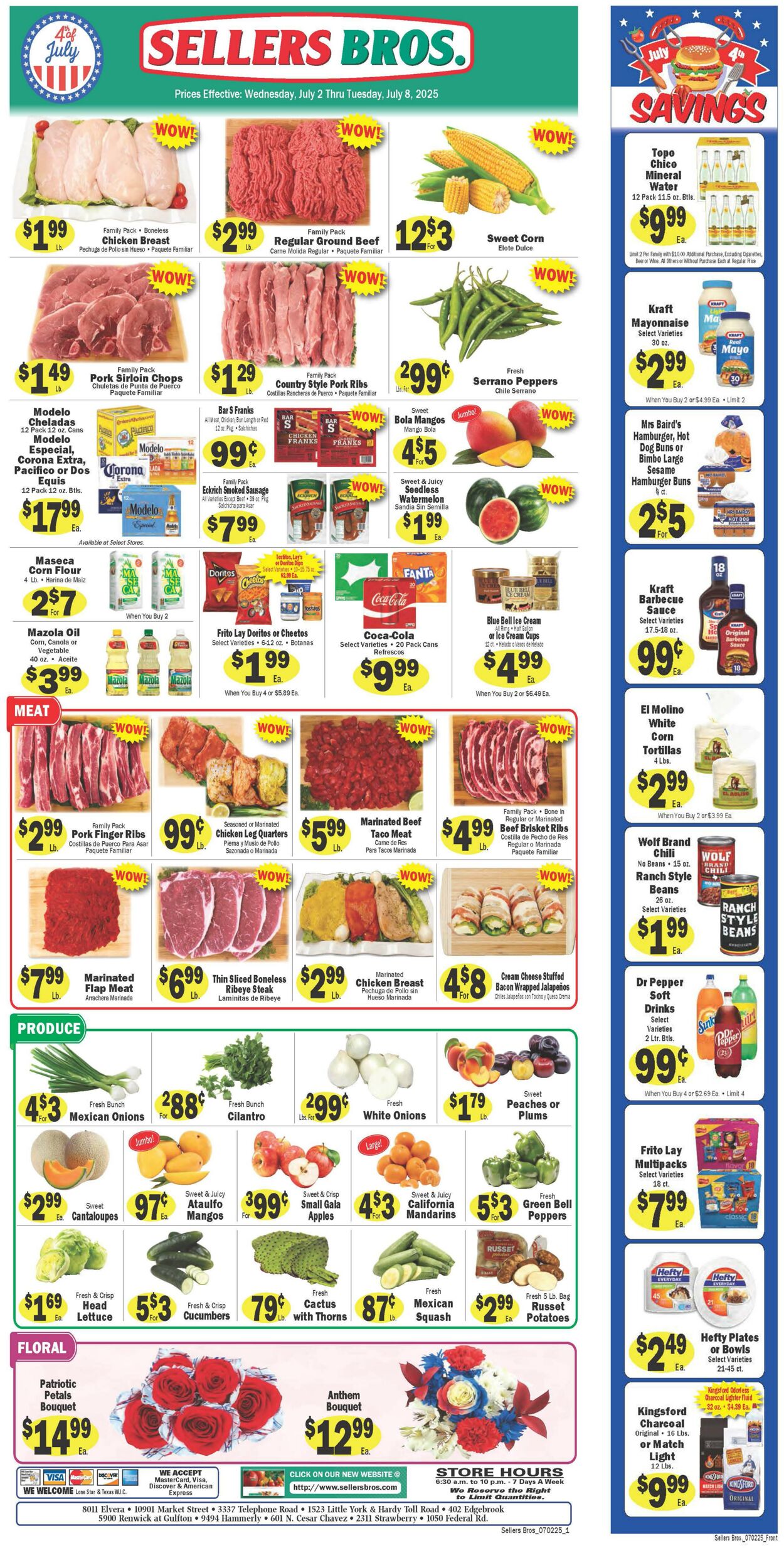 Weekly ad Sellers Bros 06/25/2025 - 07/01/2025