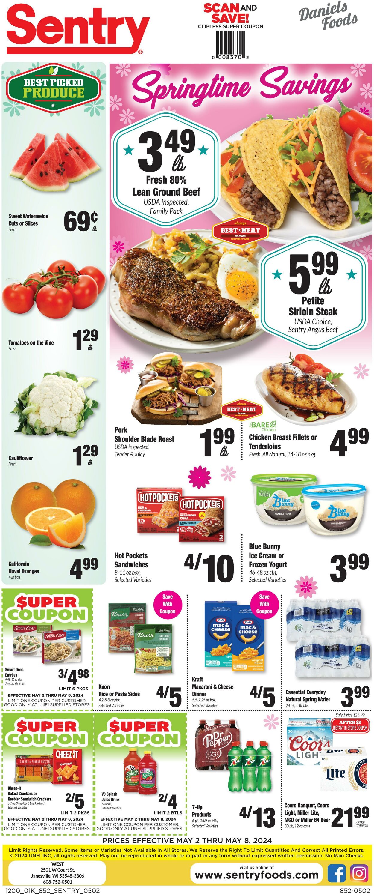 Sentry Promotional weekly ads