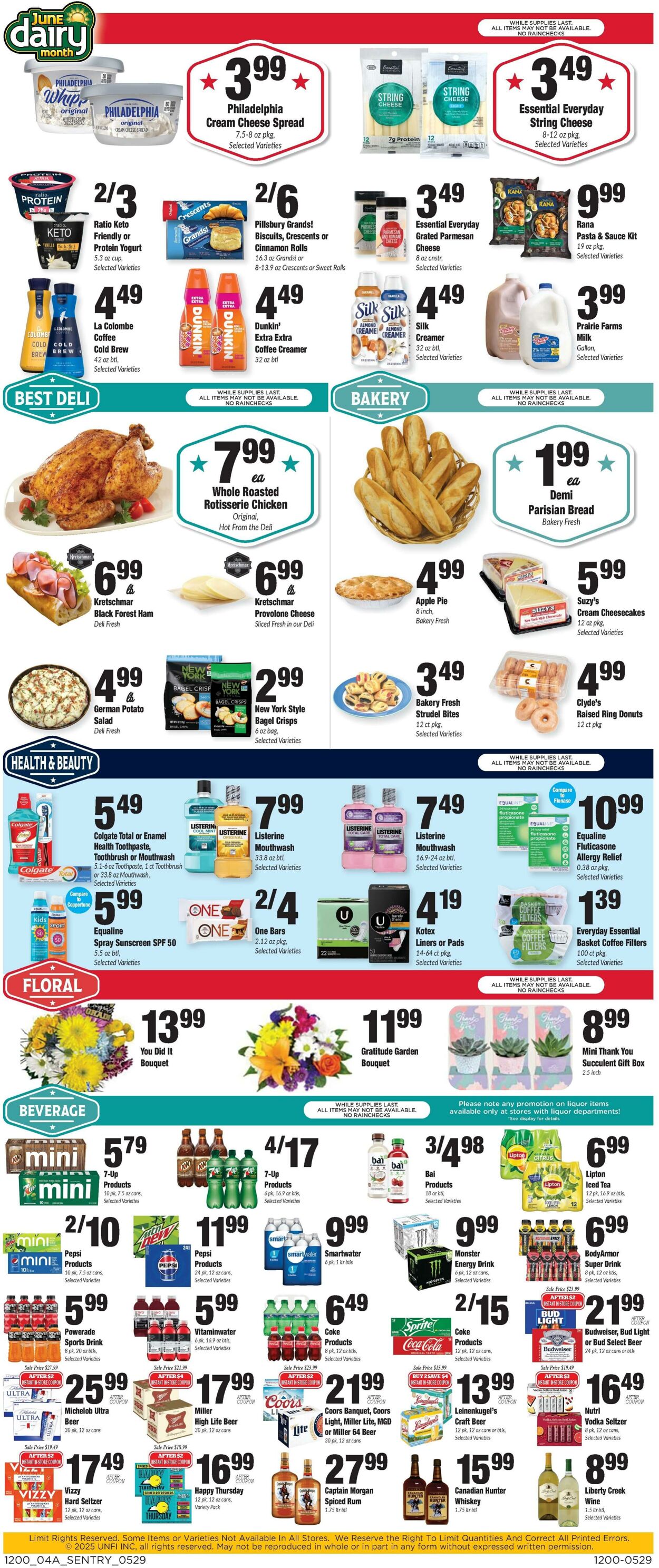 Weekly ad Sentry 05/29/2025 - 06/04/2025