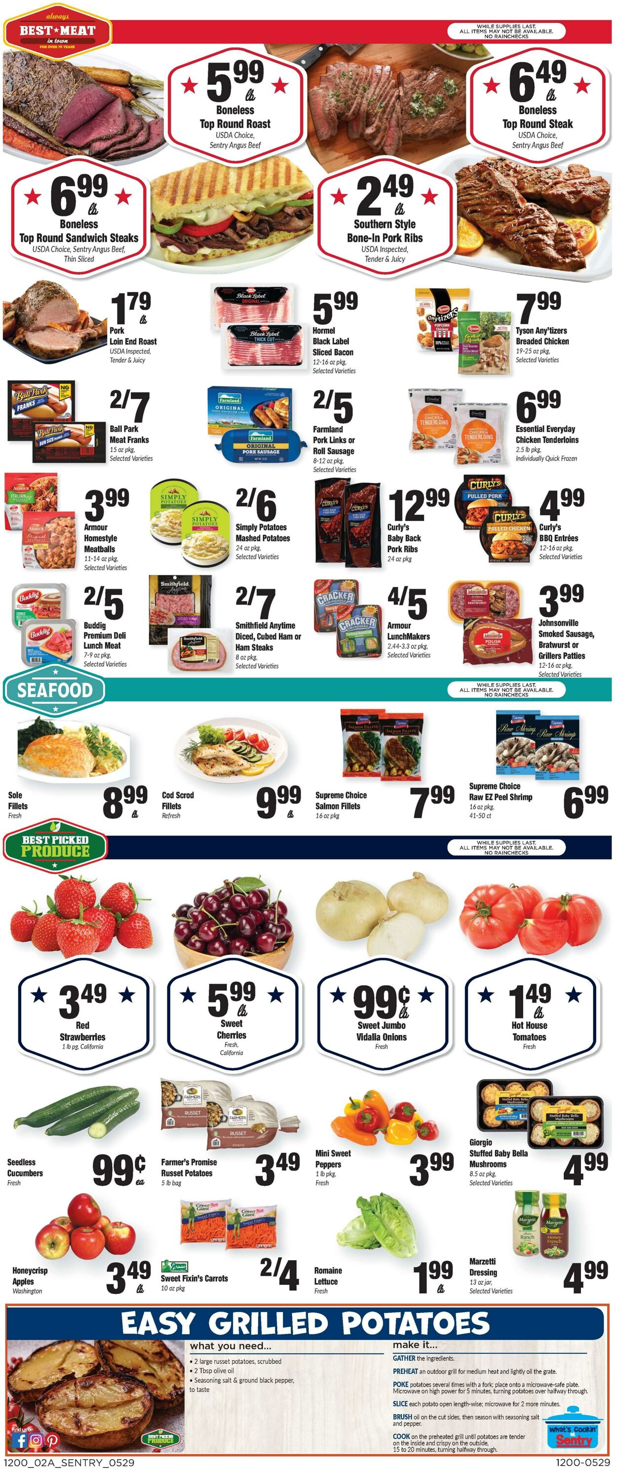 Weekly ad Sentry 05/29/2025 - 06/04/2025