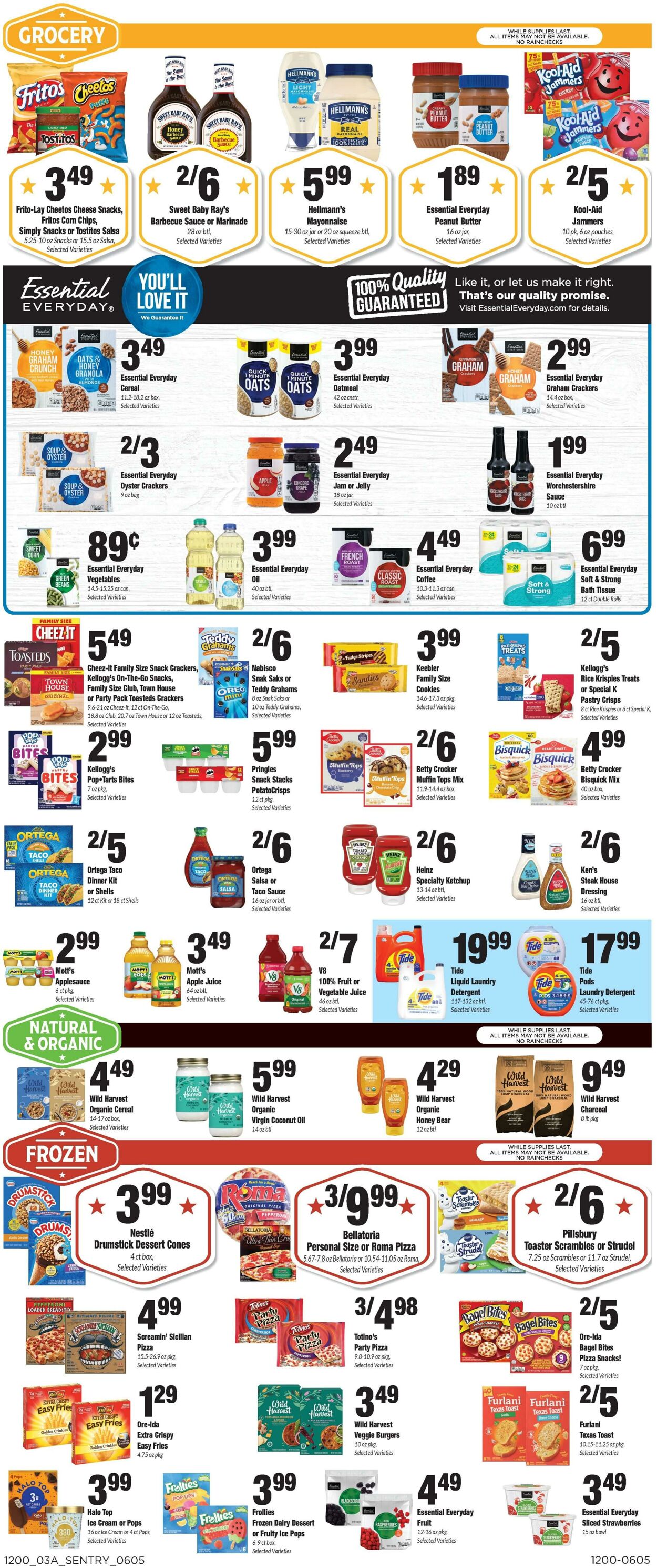 Weekly ad Sentry 06/05/2025 - 06/11/2025