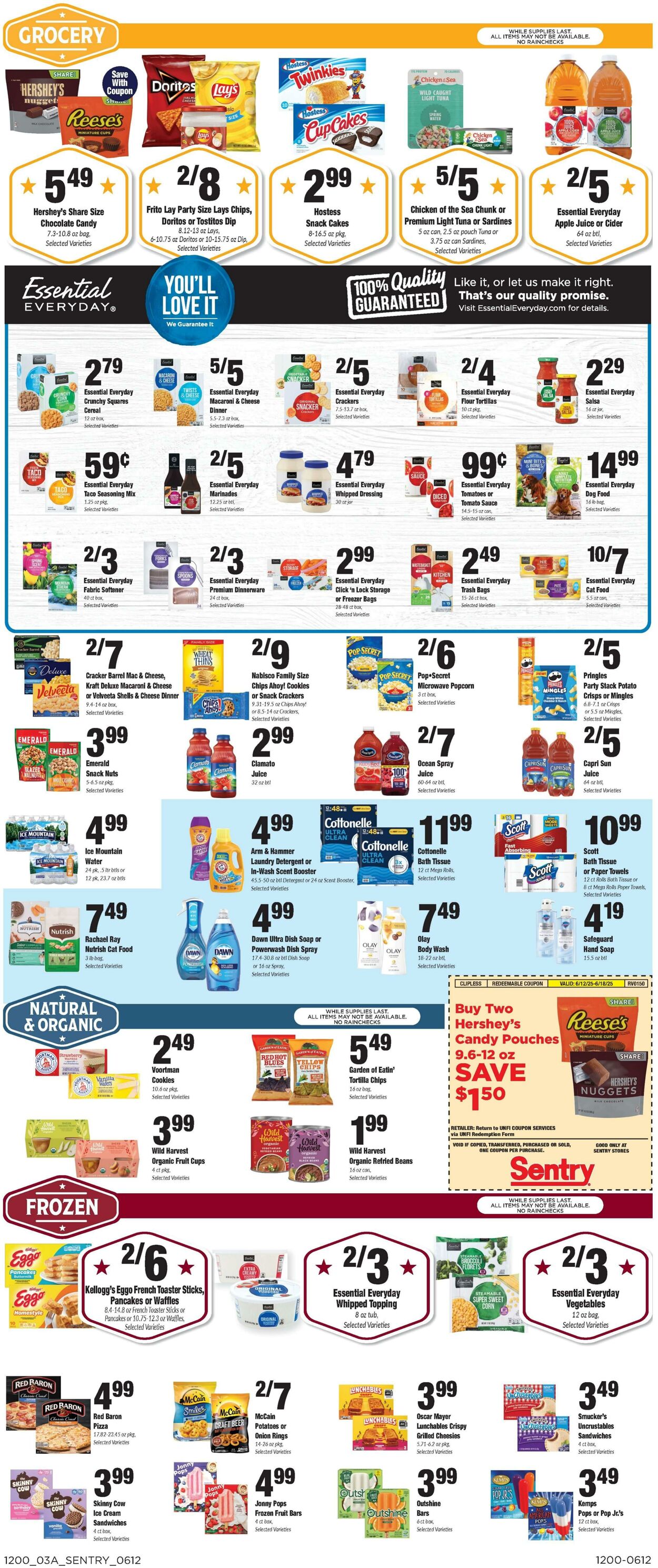 Weekly ad Sentry 06/12/2025 - 06/18/2025