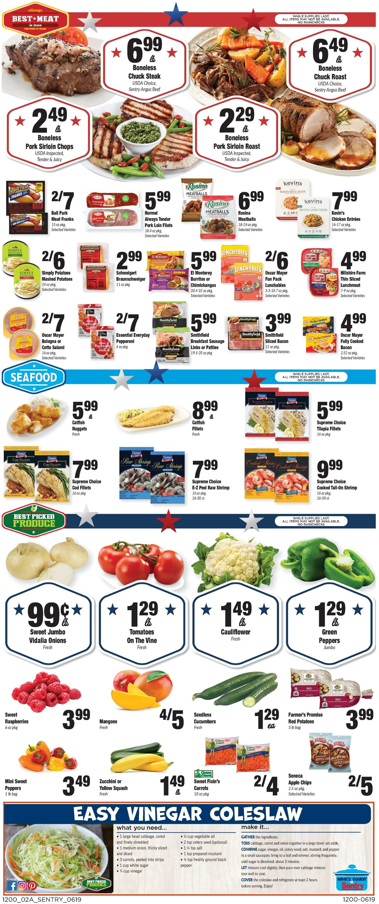 Weekly ad Sentry 06/19/2025 - 06/25/2025